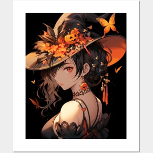 Witch girl Posters and Art